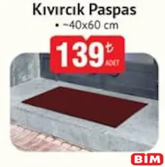 KIVIRCIK PASPAS 40X60 CM